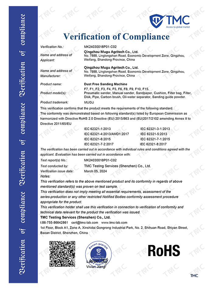 Verification of Compliance