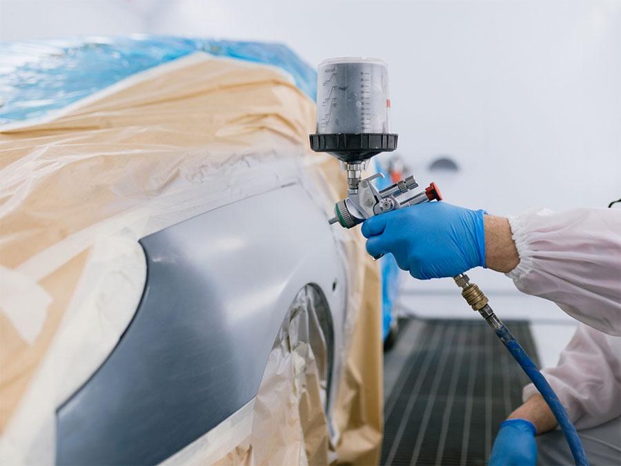 Steps for Automotive Sheet Metal Painting